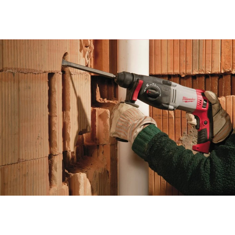 Купити Перфоратор SDS-PLUS MILWAUKEE, PH 28 X (3 режими) (бічна рукоять, обмежувач глибини, кейс). Офіційний магазин Мілвокі Україна, фірмова гарантія з доставкою по Украіні