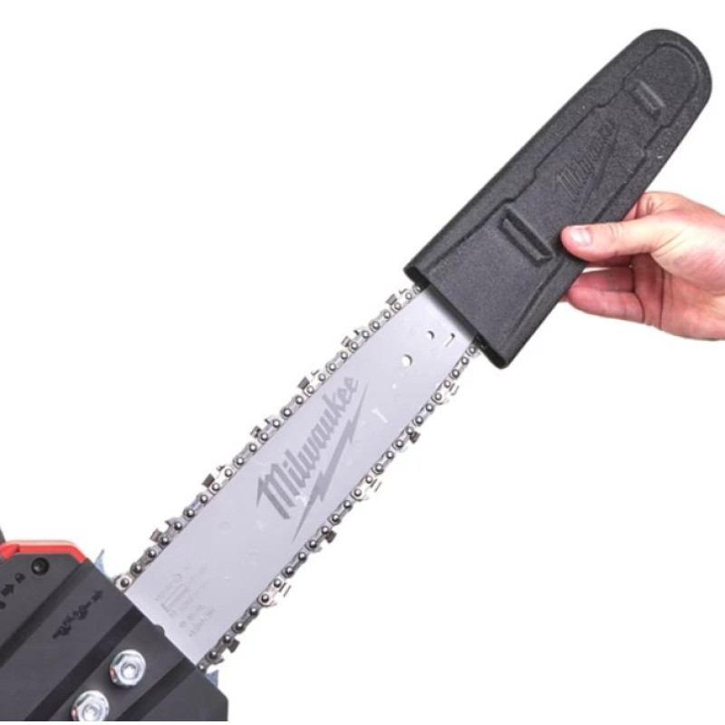 Купити Пила ланцюгова акумуляторна безщіткова MILWAUKEE, M18 FCHSC-0, шина 30см (каркас, чохол, ланцюг, мастило для ланцюга 75мл, картонне пакуванння). Офіційний магазин Мілвокі Україна, фірмова гарантія з доставкою по Украіні