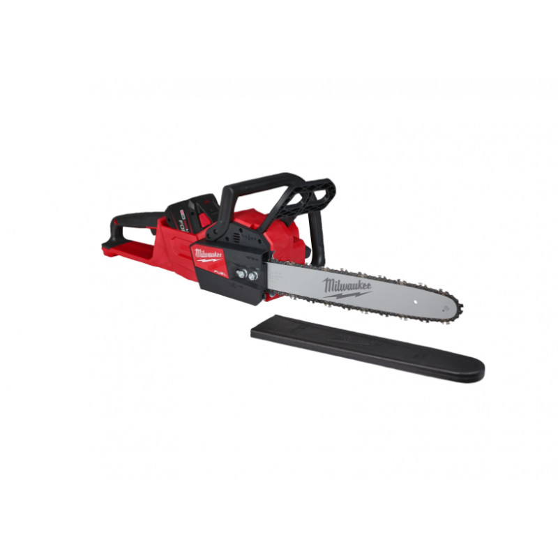 Купити Пила ланцюгова акумуляторна безщіткова MILWAUKEE, M18 FCHS-122 , шина 40см (зарядний пристрій M12-18 FC, 2 акумулятори FB12 12 Аг, чохол, ланцюг, мастило для ланцюга 75мл, картонне пакуванння). Офіційний магазин Мілвокі Україна, фірмова гарантія з доставкою по Украіні