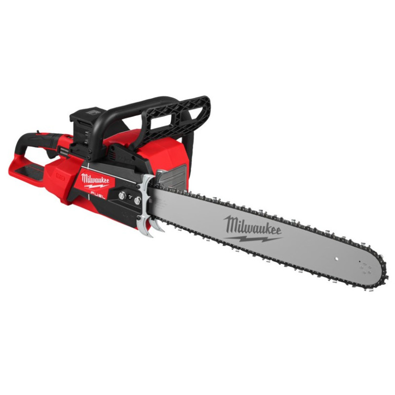 Купити Пила ланцюгова акумуляторна безщіткова MILWAUKEE, M18 F2CHS50-802 (2х18В), шина 50см (каркас) (зарядний пристрій M12-18 FC, 2 акумулятори FB8 8Аг, ключ, чохол, ланцюг, мастило для ланцюга 75мл, картонне пакуванння). Офіційний магазин Мілвокі Україна, фірмова гарантія з доставкою по Украіні