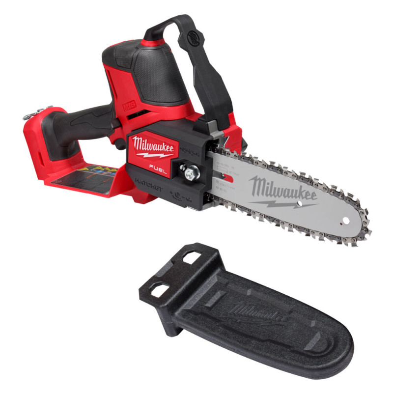 Купити Пила ланцюгова акумуляторна безщіткова MILWAUKEE, M18 FHS20-0, шина 20см (каркас, чохол, ланцюг, картонне пакуванння). Офіційний магазин Мілвокі Україна, фірмова гарантія з доставкою по Украіні