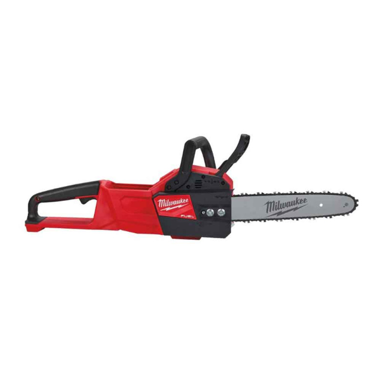 Купити Пила ланцюгова акумуляторна безщіткова MILWAUKEE, M18 FCHSC-122, шина 30см (зарядний пристрій M12-18 FC, 2 акумулятори FB12 12 Аг, чохол, ланцюг, мастило для ланцюга 75мл, картонне пакуванння). Офіційний магазин Мілвокі Україна, фірмова гарантія з доставкою по Украіні