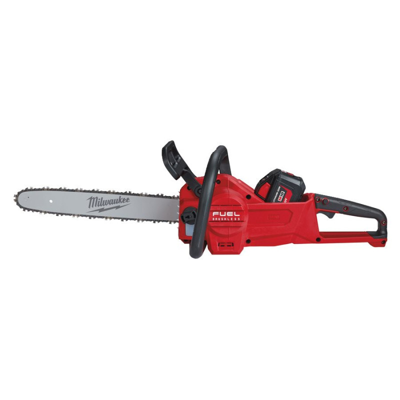 Купити Пила ланцюгова акумуляторна безщіткова MILWAUKEE, M18FCHS-0, шина 40см (каркас, чохол, ланцюг, мастило для ланцюга 75мл, картонне пакуванння). Офіційний магазин Мілвокі Україна, фірмова гарантія з доставкою по Украіні