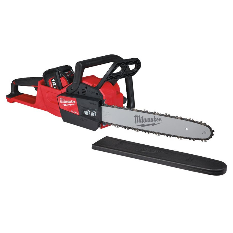 Купити Пила ланцюгова акумуляторна безщіткова MILWAUKEE, M18FCHS-0, шина 40см (каркас, чохол, ланцюг, мастило для ланцюга 75мл, картонне пакуванння). Офіційний магазин Мілвокі Україна, фірмова гарантія з доставкою по Украіні