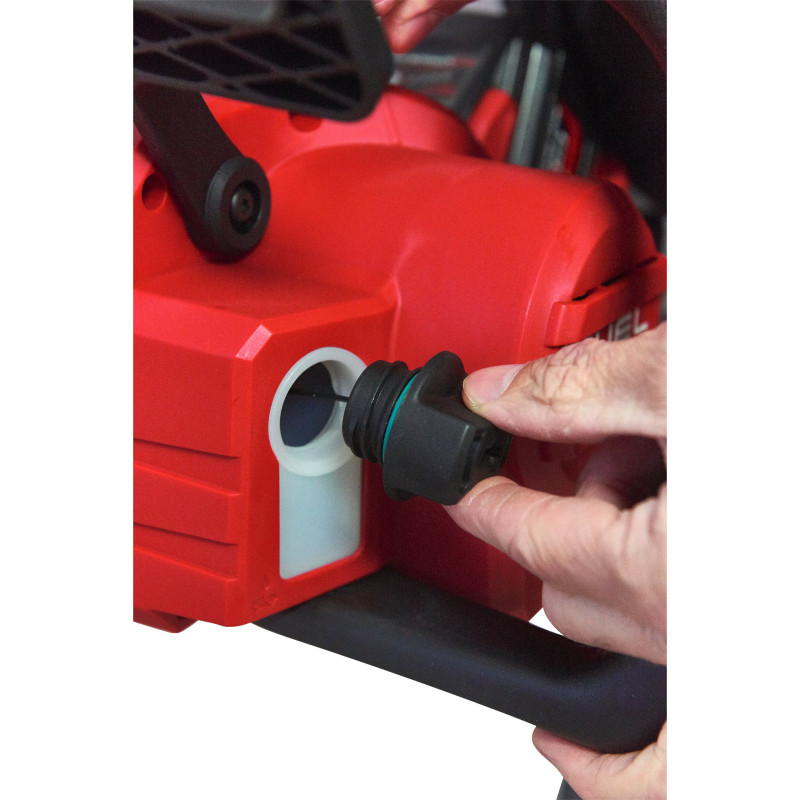 Купити Пила ланцюгова акумуляторна безщіткова MILWAUKEE, M18 FCHS35-0, шина 35см (каркас, ключ, чохол, ланцюг, мастило для ланцюга 75мл, картонне пакуванння). Офіційний магазин Мілвокі Україна, фірмова гарантія з доставкою по Украіні