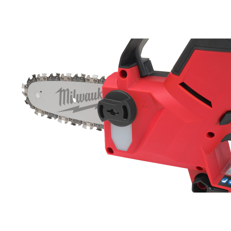 Купити Пила ланцюгова акумуляторна безщіткова MILWAUKEE, M12 FHS-0, шина 15см (каркас, чохол, ланцюг, картонне пакуванння). Офіційний магазин Мілвокі Україна, фірмова гарантія з доставкою по Украіні
