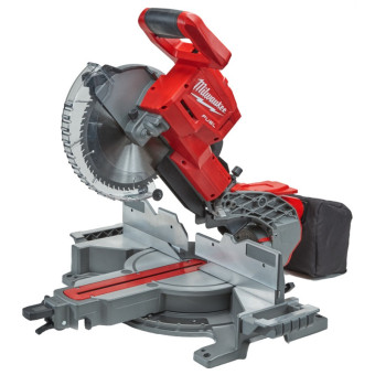 Купити Пила торцювальна з протяжкою акумуляторна безщіткова MILWAUKEE, M18 FMS254-0, діаметр 254 мм (каркас, диск, затискачі, ключ, пилозбірник, картонне пакування). Офіційний магазин Мілвокі Україна, фірмова гарантія з доставкою по Украіні