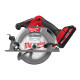 Купити Пила дискова ручна акумуляторна MILWAUKEE, M18 FCS552-302X, діаметр 165мм (зарядний пристрій М12-18 FC, 2 акумулятори М18 НВ3 3Аг, аксесуари, HDкейс). Офіційний магазин Мілвокі Україна, фірмова гарантія з доставкою по Украіні