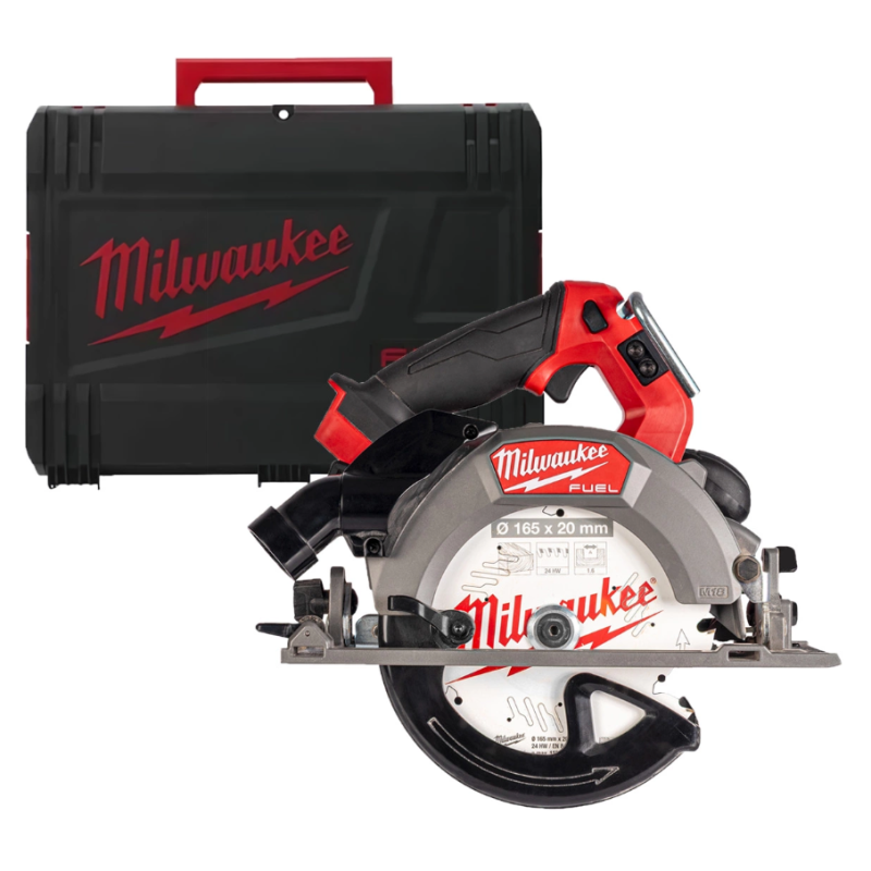 Купити Пила дискова ручна акумуляторна безщіткова MILWAUKEE, M18 FCSDC165-0C, діаметр 165мм (каркас, кейс). Офіційний магазин Мілвокі Україна, фірмова гарантія з доставкою по Украіні