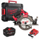 Купити Пила дискова ручна акумуляторна MILWAUKEE, M18 FCS66GR3-121C, діаметр 190мм (зарядное устройство М12-18 FC, 1 аккумулятор М18 FB12 12Аг FORGE, аксесуари, кейс). Офіційний магазин Мілвокі Україна, фірмова гарантія з доставкою по Украіні