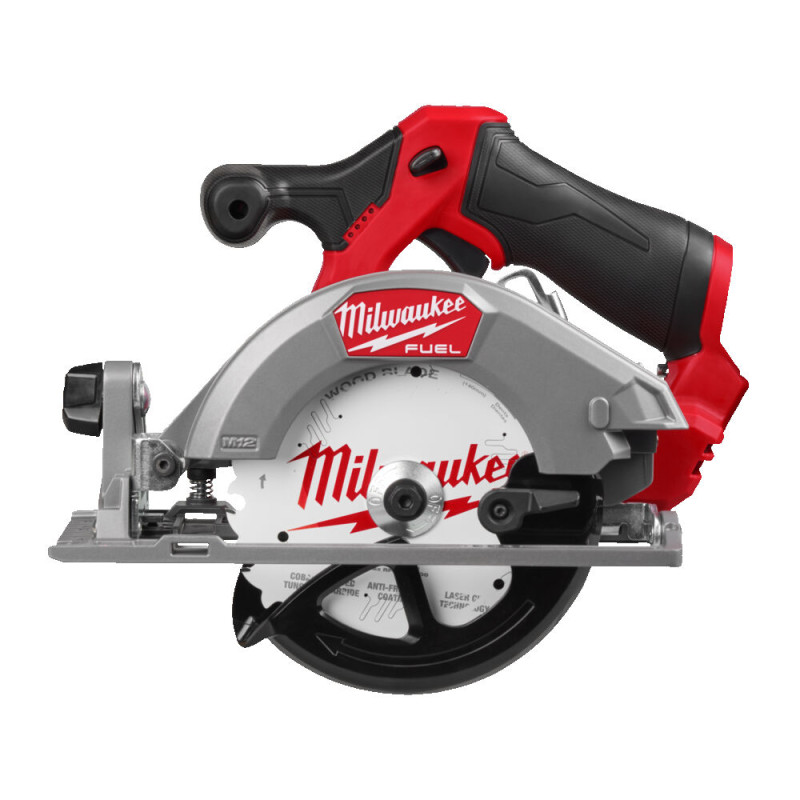Купити Пила дискова ручна акумуляторна безщіткова MILWAUKEE, M12 FCS442-502X, діаметр 140мм (зарядний пристрій С12 С, 2 акумулятори М12 НВ5 5Аг, диск, HDкейс). Офіційний магазин Мілвокі Україна, фірмова гарантія з доставкою по Украіні