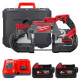Купити Пила стрічкова акумуляторна MILWAUKEE, M18 CBS125-502C (зарядний пристрій М12-18 FC, 2 акумулятори М18 В5 5Аг, кейс). Офіційний магазин Мілвокі Україна, фірмова гарантія з доставкою по Украіні