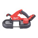 Купити Пила стрічкова акумуляторна MILWAUKEE, M18 FBS85-202C (зарядний пристрій M12-18 FC, 2 акумулятори М18 В2 2Аг, аксесуари, кейс). Офіційний магазин Мілвокі Україна, фірмова гарантія з доставкою по Украіні