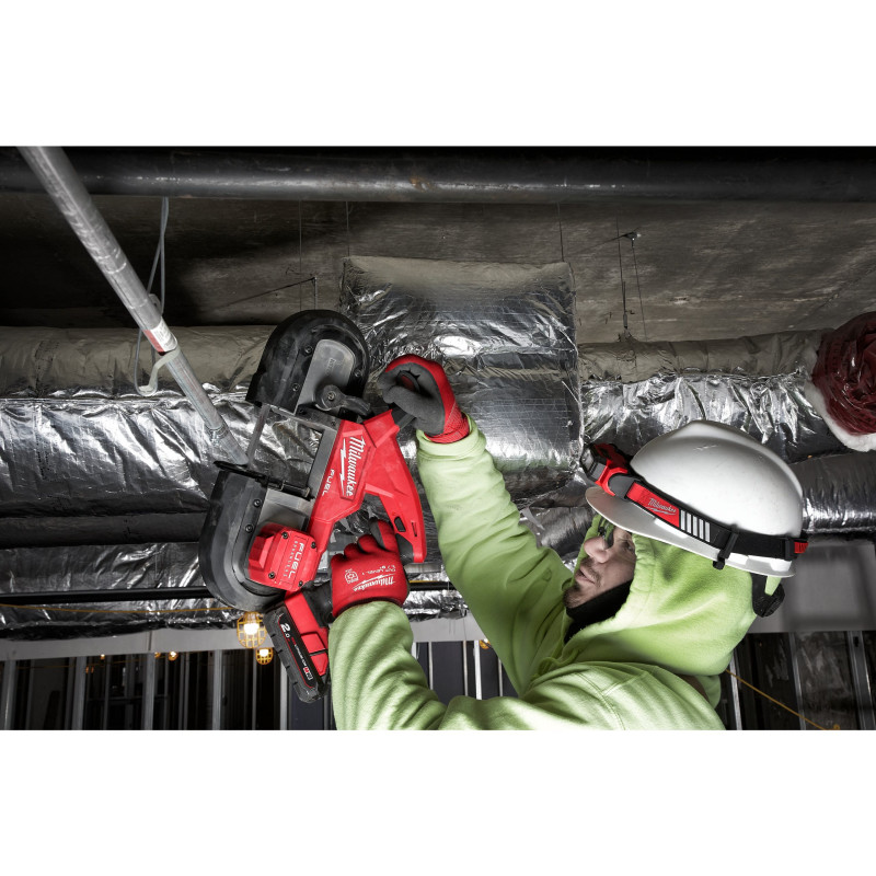 Купити Пила стрічкова акумуляторна MILWAUKEE, M18 FBS85-202C (зарядний пристрій M12-18 FC, 2 акумулятори М18 В2 2Аг, аксесуари, кейс). Офіційний магазин Мілвокі Україна, фірмова гарантія з доставкою по Украіні