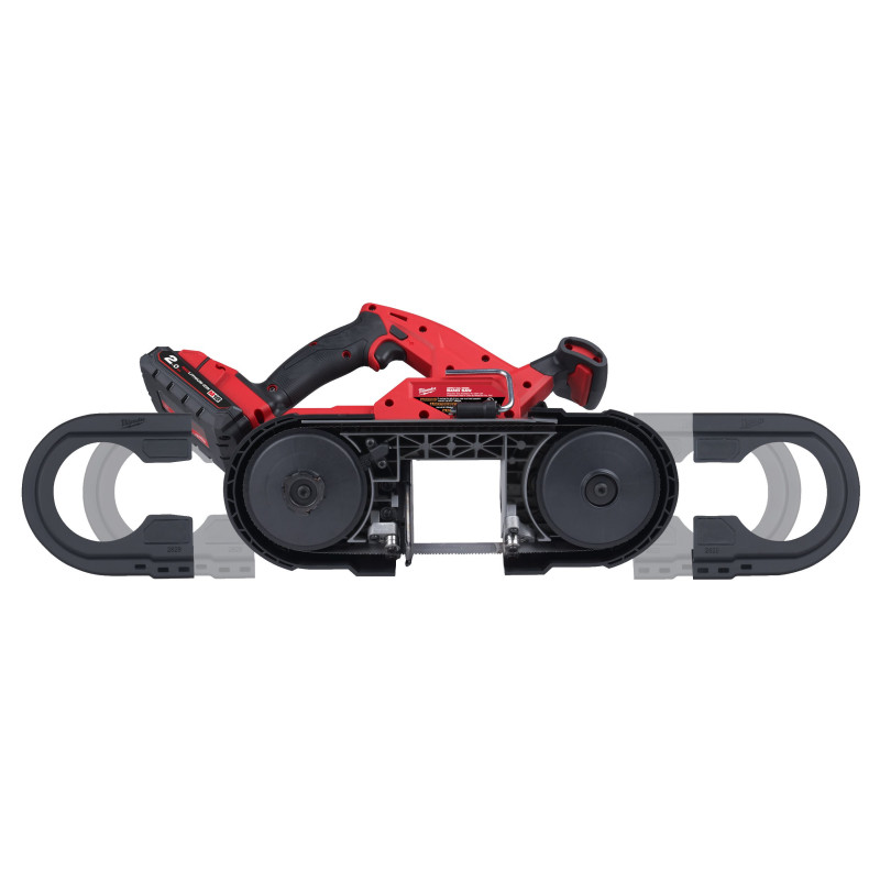 Купити Пила стрічкова акумуляторна MILWAUKEE, M18 FBS85-202C (зарядний пристрій M12-18 FC, 2 акумулятори М18 В2 2Аг, аксесуари, кейс). Офіційний магазин Мілвокі Україна, фірмова гарантія з доставкою по Украіні