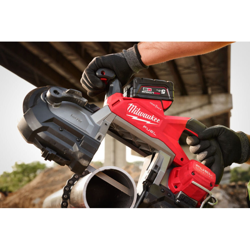 Купити Пила стрічкова акумуляторна MILWAUKEE, M18 FBS127DO-0C (каркас, кейс). Офіційний магазин Мілвокі Україна, фірмова гарантія з доставкою по Украіні