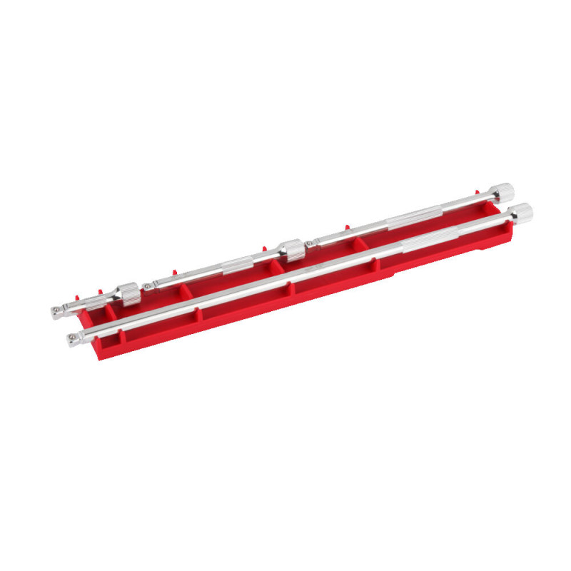 Купити Набір подовжувачів хромованих Wobble для головок 3/8'' MILWAUKEE, (4шт). Офіційний магазин Мілвокі Україна, фірмова гарантія з доставкою по Украіні