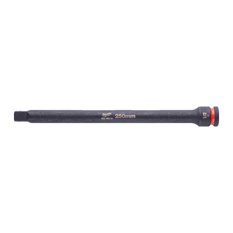 Купити Подовжувач ударний для головок ShW 1/2'' MILWAUKEE, 250мм. Офіційний магазин Мілвокі Україна, фірмова гарантія з доставкою по Украіні