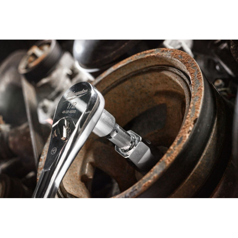 Купити Подовжувач хромований для головок 1/2'' MILWAUKEE, 76мм. Офіційний магазин Мілвокі Україна, фірмова гарантія з доставкою по Украіні