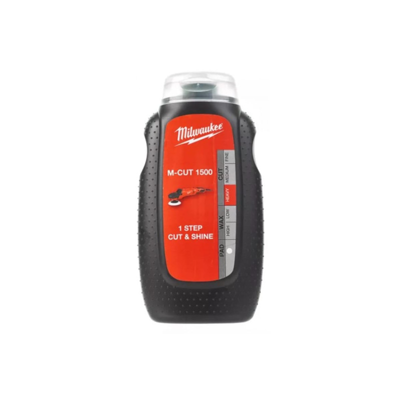 Купити Засіб полірувальний MILWAUKEE, M-Cut 1500, для полірувальних машин, 250мл. Офіційний магазин Мілвокі Україна, фірмова гарантія з доставкою по Украіні