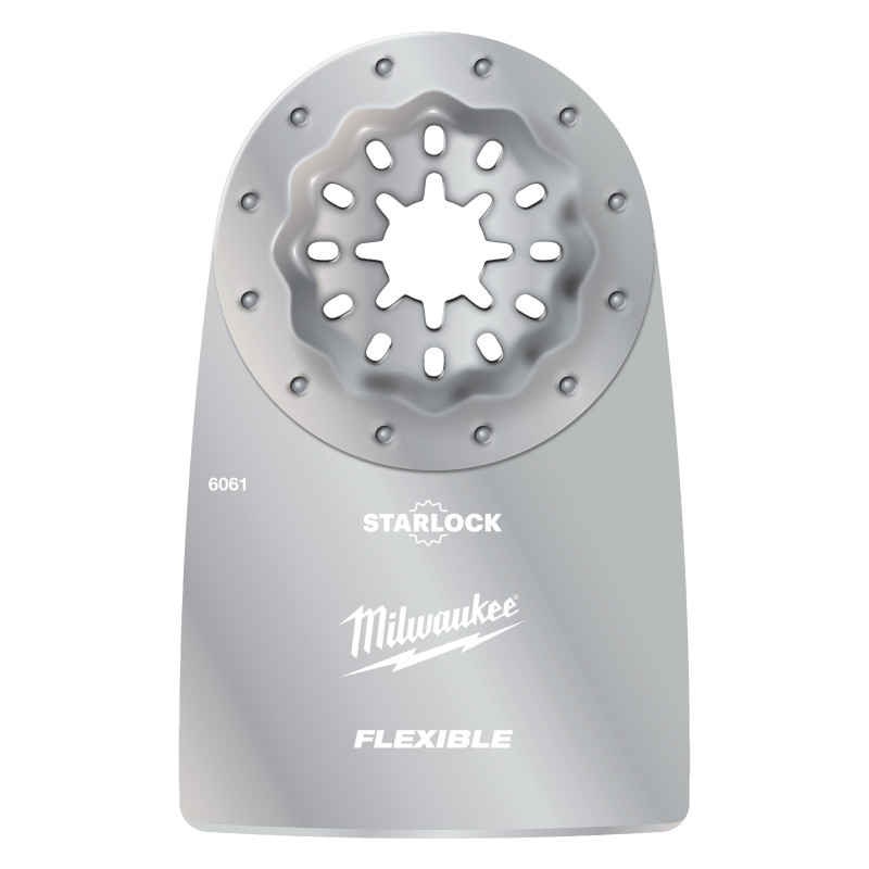 Купити Шкребок гнучкий для мультітула STARLOCK MILWAUKEE 52x37мм (для видалення герметиків, фарби). Офіційний магазин Мілвокі Україна, фірмова гарантія з доставкою по Украіні