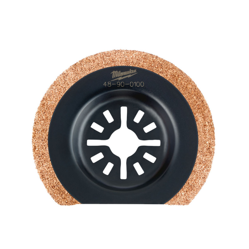 Купити Полотно для мультітула Carbide Grit MILWAUKEE, 64х57мм. Офіційний магазин Мілвокі Україна, фірмова гарантія з доставкою по Украіні