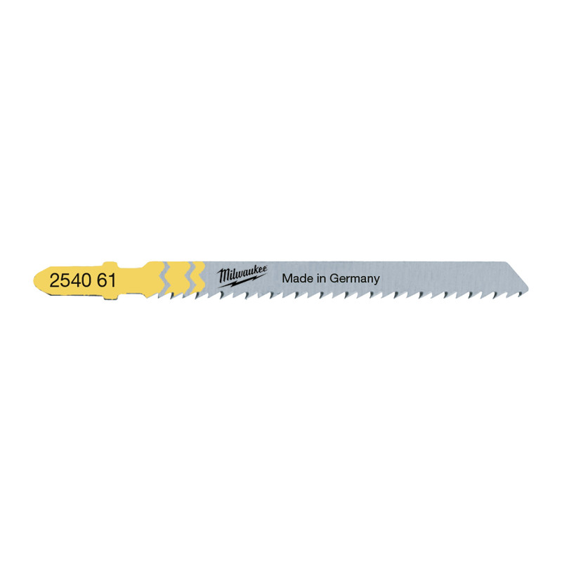 Купити Полотна для лобзиків T101B MILWAUKEE, 75х2,5мм, (5шт), (деревина, чистий різ). Офіційний магазин Мілвокі Україна, фірмова гарантія з доставкою по Украіні