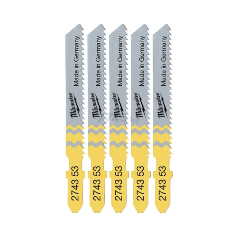 Купити Полотна для лобзиків T101DP MILWAUKEE, 75х4,0мм, (5шт), (деревина, прямий різ). Офіційний магазин Мілвокі Україна, фірмова гарантія з доставкою по Украіні