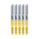 Купити Полотна для лобзиків T101DP MILWAUKEE, 75х4,0мм, (5шт), (деревина, прямий різ). Офіційний магазин Мілвокі Україна, фірмова гарантія з доставкою по Украіні