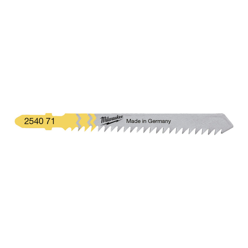 Купити Полотна для лобзиків T111C MILWAUKEE, 75х3,0мм, (5шт), (деревина). Офіційний магазин Мілвокі Україна, фірмова гарантія з доставкою по Украіні