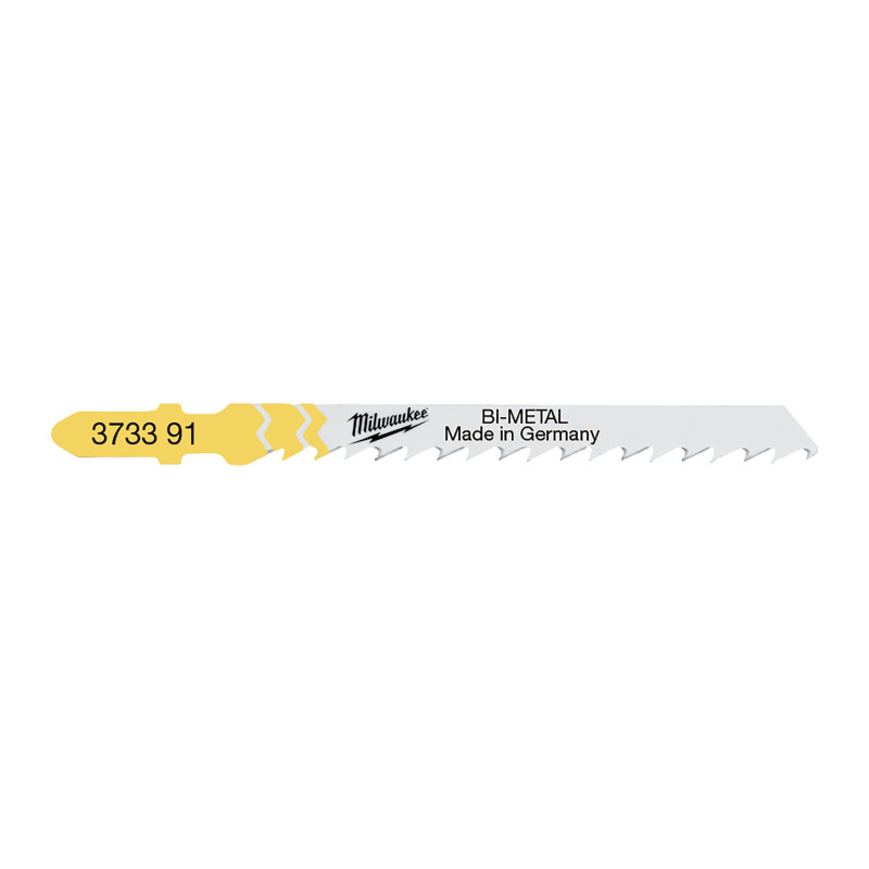 Купити Полотна для лобзиків T144DF Bi-Metal MILWAUKEE, 75х4,0мм, (5шт), (деревина, швидкий різ). Офіційний магазин Мілвокі Україна, фірмова гарантія з доставкою по Украіні