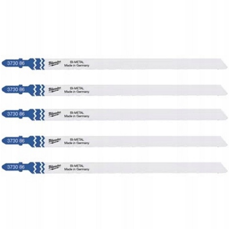 Купити Полотна для лобзиків T718AF Bi-Metal MILWAUKEE, 155х1,0мм, (5шт), (універсальні). Офіційний магазин Мілвокі Україна, фірмова гарантія з доставкою по Украіні