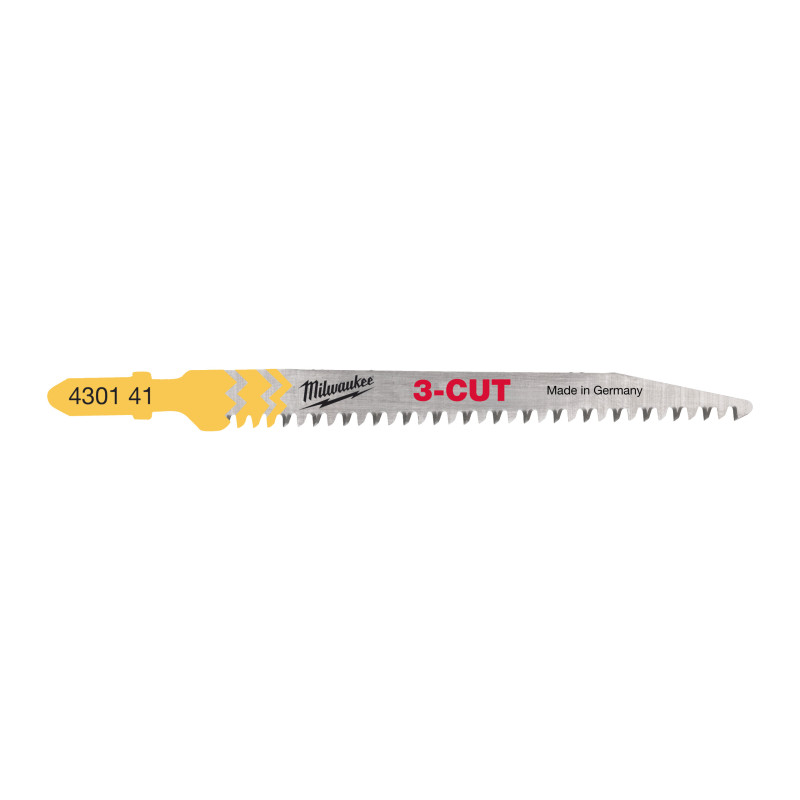Купити Полотна для лобзиків T234X 3CUT MILWAUKEE, 91х2,5 мм , (5шт), (деревина, чистий різ). Офіційний магазин Мілвокі Україна, фірмова гарантія з доставкою по Украіні