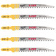 Купити Полотна для лобзиків T234X 3CUT MILWAUKEE, 91х2,5 мм , (5шт), (деревина, чистий різ). Офіційний магазин Мілвокі Україна, фірмова гарантія з доставкою по Украіні