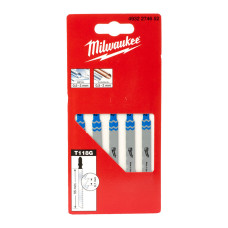 Купити Полотна для лобзиків T118G MILWAUKEE, 50х0,7мм , (5шт), (універсальні). Офіційний магазин Мілвокі Україна, фірмова гарантія з доставкою по Украіні