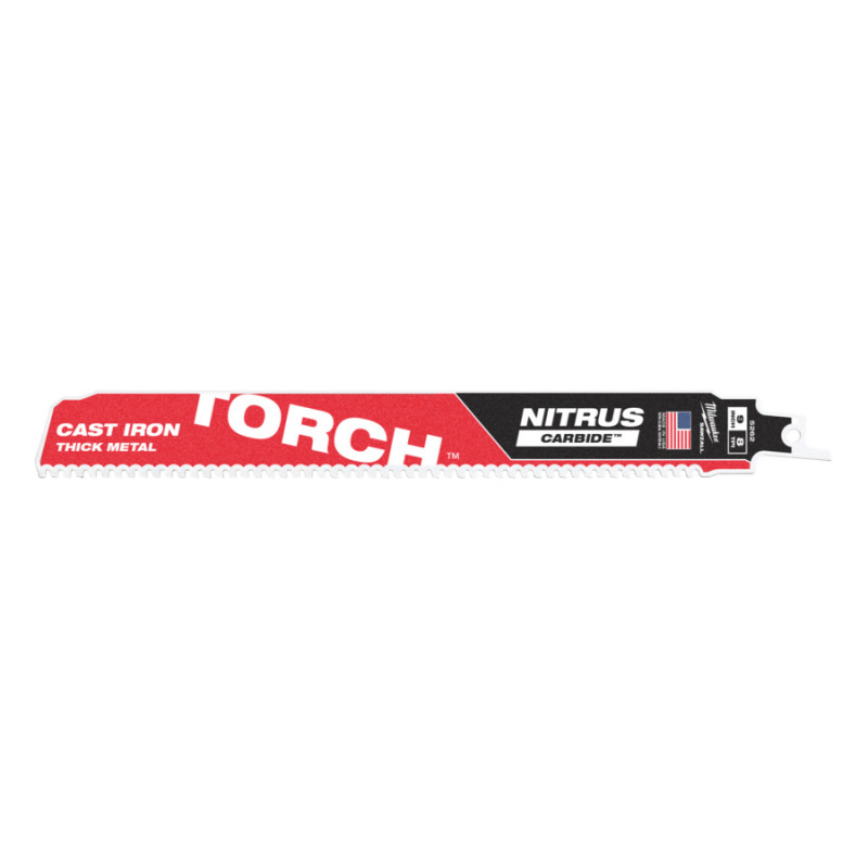Купити Полотно для шабельних пил TORCH CARBIDE NITRUS MILWAUKEE, 230х3,1мм, (метал). Офіційний магазин Мілвокі Україна, фірмова гарантія з доставкою по Украіні