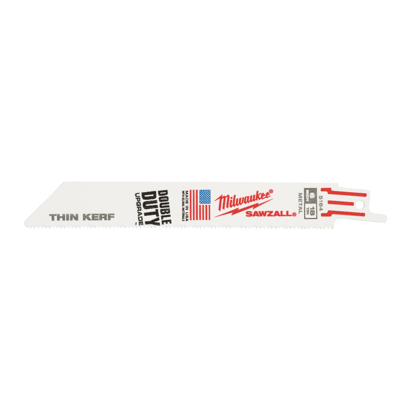 Купити Полотно для шабельних пил THIN KERF MILWAUKEE, 150х1,4мм, (50шт), (метал). Офіційний магазин Мілвокі Україна, фірмова гарантія з доставкою по Украіні