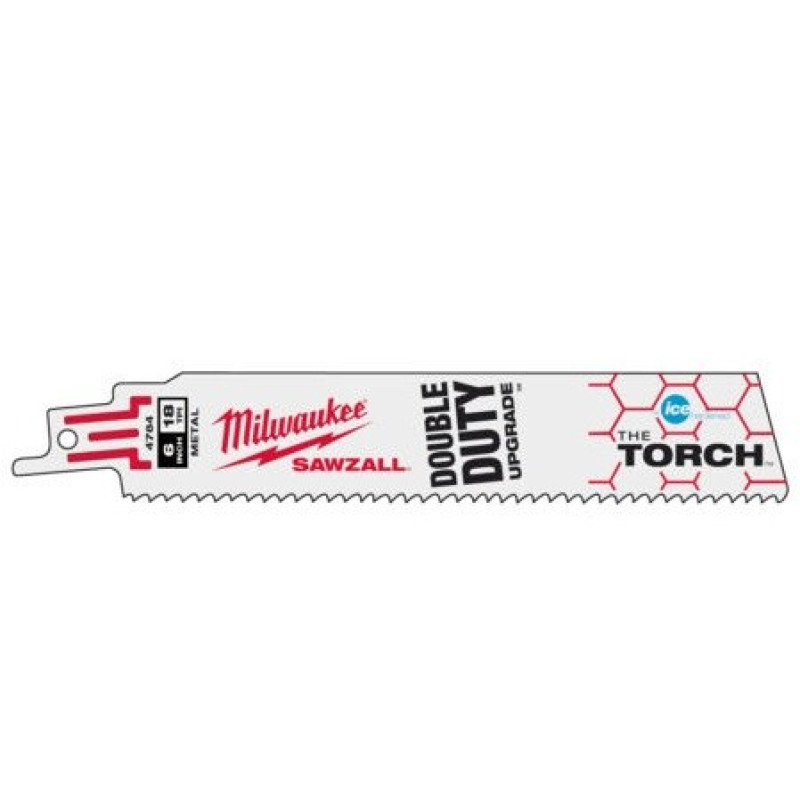 Купити Полотно для шабельної пили TORCH IceH MILWAUKEE, 150мм/ крок зуба 1,4мм, (5шт), (метал). Офіційний магазин Мілвокі Україна, фірмова гарантія з доставкою по Украіні