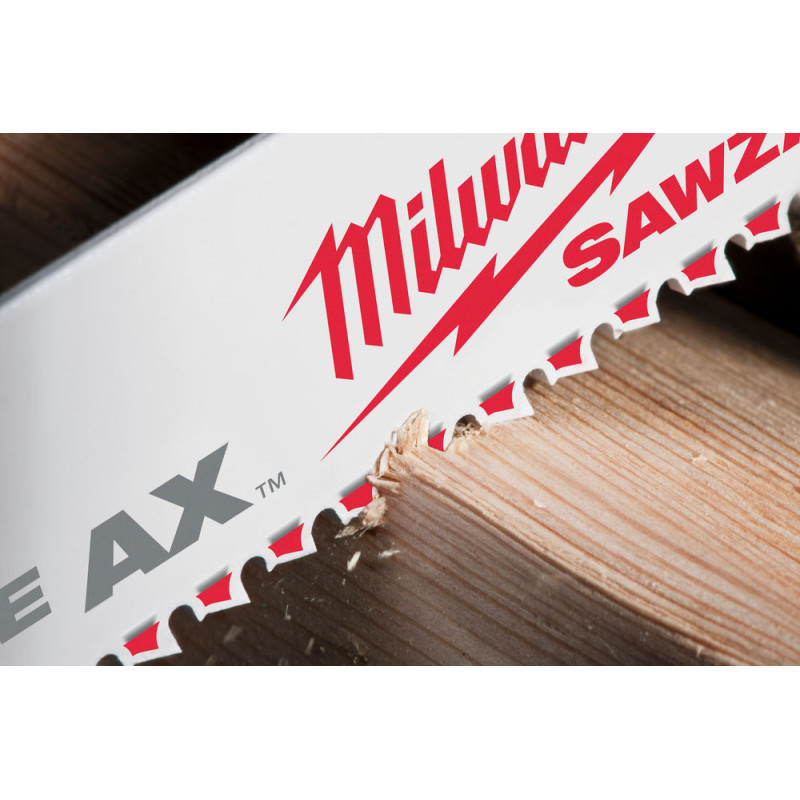 Купити Полотно для шабельних пил AX FANG TIP MILWAUKEE, 150х5,0мм, (5шт), (деревина з цвяхами). Офіційний магазин Мілвокі Україна, фірмова гарантія з доставкою по Украіні