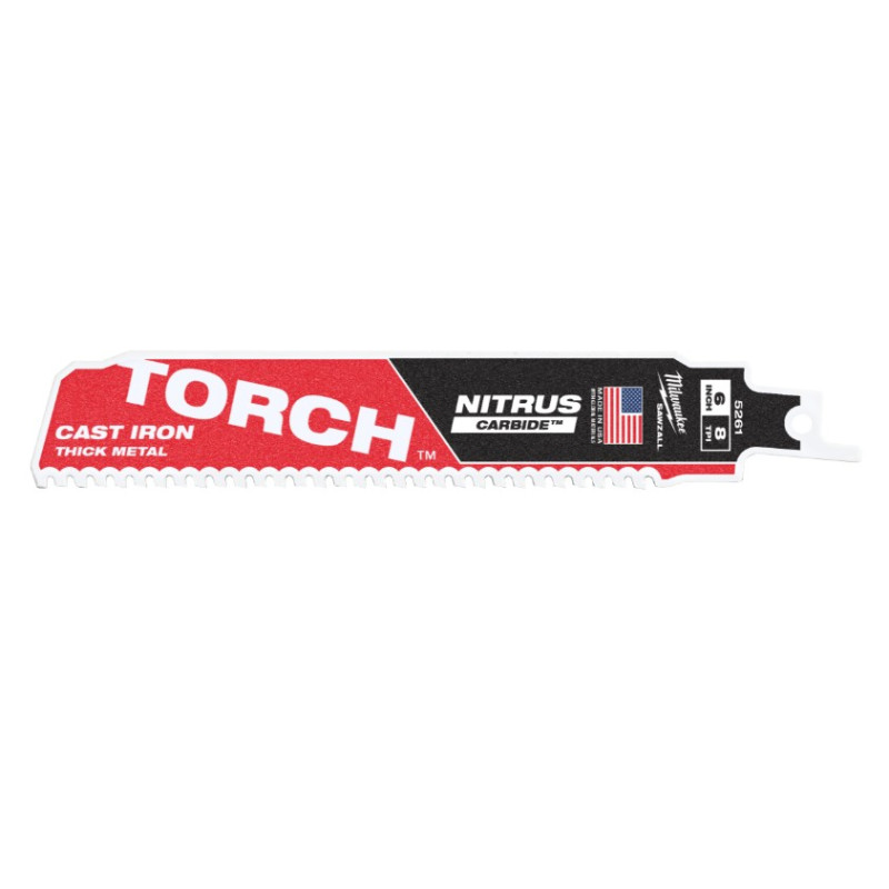 Купити Полотно для шабельних пил TORCH CARBIDE NITRUS MILWAUKEE, 150х3,1мм, (метал). Офіційний магазин Мілвокі Україна, фірмова гарантія з доставкою по Украіні