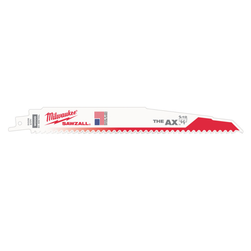 Купити Полотно для шабельних пил AX FANG TIP MILWAUKEE, 230х5,0мм, (5шт), (деревина з цвяхами). Офіційний магазин Мілвокі Україна, фірмова гарантія з доставкою по Украіні