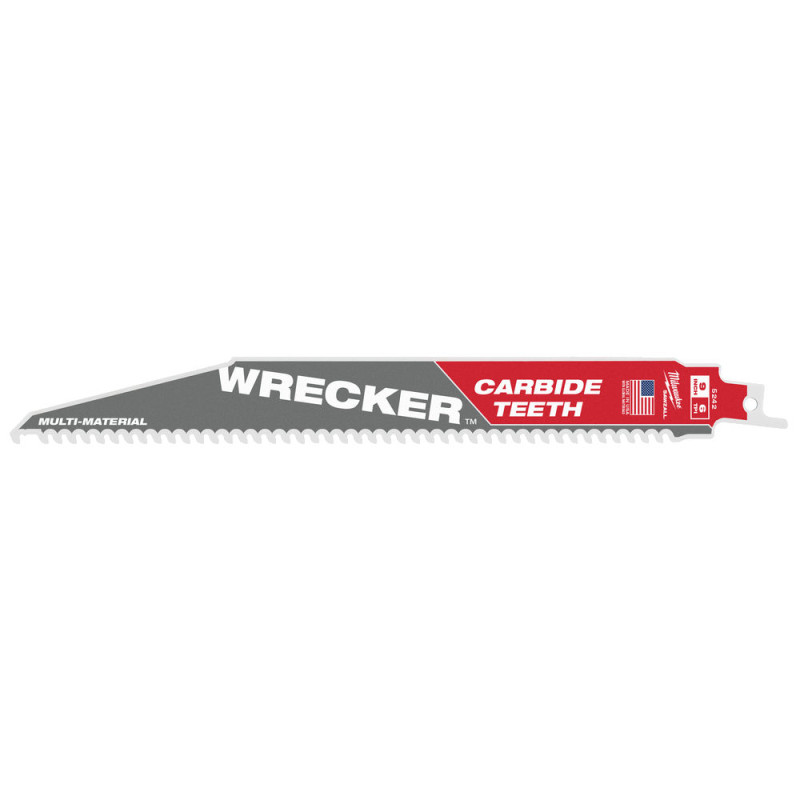 Купити Полотно для шабельних пил WRECKER CARBIDE MILWAUKEE, 230х4,2мм, (мультіматеріал). Офіційний магазин Мілвокі Україна, фірмова гарантія з доставкою по Украіні