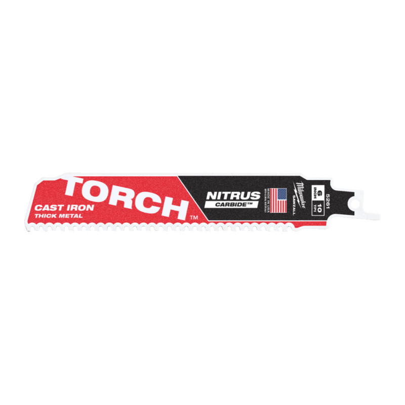 Купити Полотно для шабельних пил TORCH CARBIDE NITRUS MILWAUKEE, 150х2,5мм, (метал). Офіційний магазин Мілвокі Україна, фірмова гарантія з доставкою по Украіні