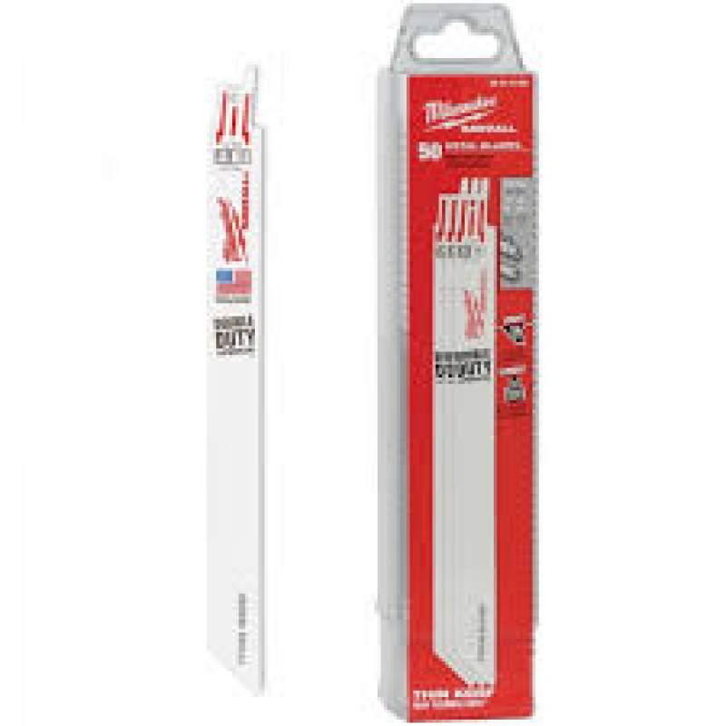 Купити Полотно для шабельних пил THIN KERF MILWAUKEE, 230х1,4мм, (50шт), (метал). Офіційний магазин Мілвокі Україна, фірмова гарантія з доставкою по Украіні
