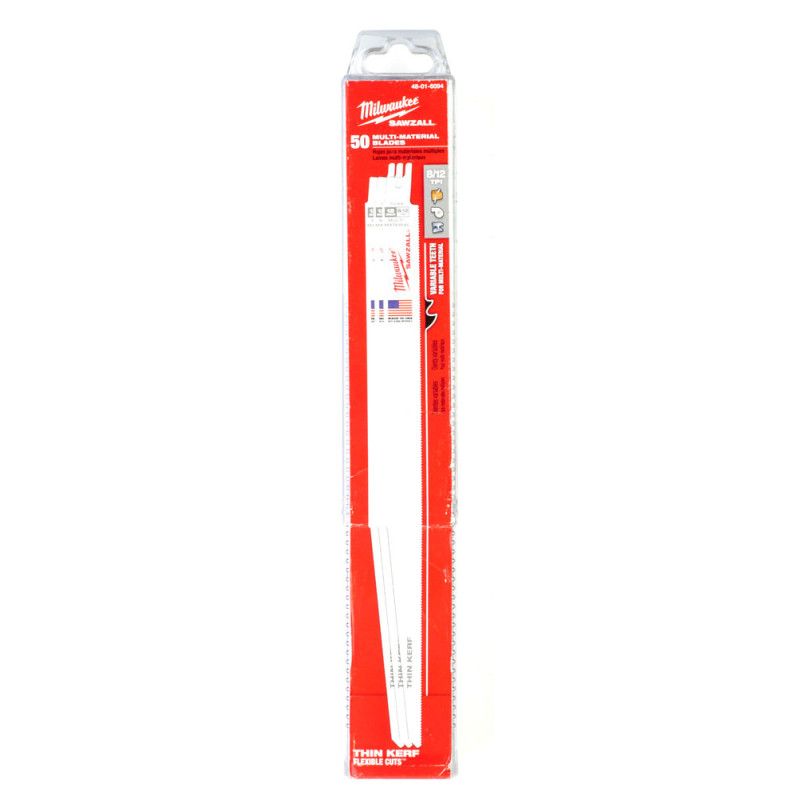 Купити Полотно для шабельних пил GP THIN KERF MILWAUKEE, 300х3,1/2,1мм, (50шт), (универсальні). Офіційний магазин Мілвокі Україна, фірмова гарантія з доставкою по Украіні