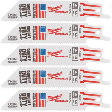 Купити Полотно для шабельних пил THIN KERF MILWAUKEE, 100х1,8мм, (5шт), (метал). Офіційний магазин Мілвокі Україна, фірмова гарантія з доставкою по Украіні