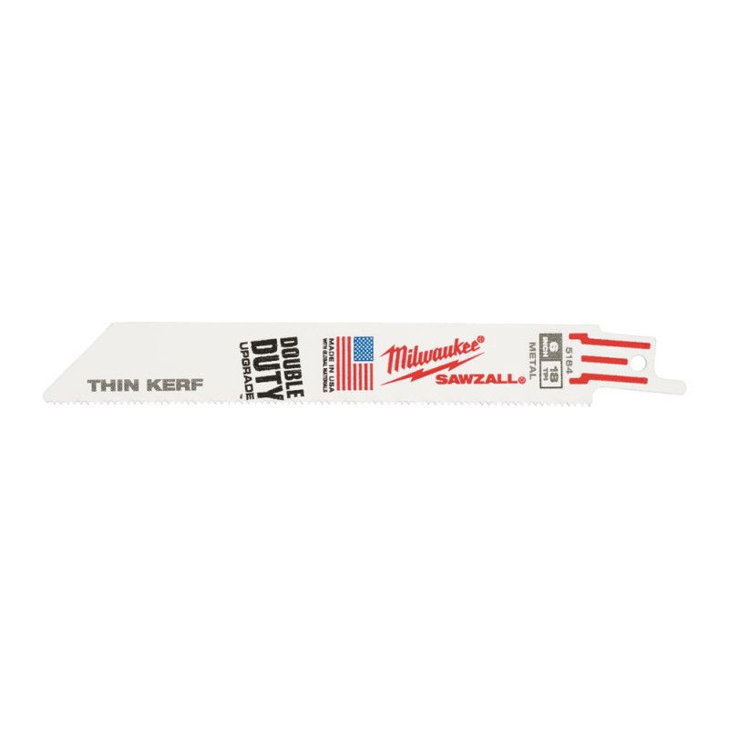 Купити Полотно для шабельних пил THIN KERF MILWAUKEE, 150х1,4мм, (5шт), (метал). Офіційний магазин Мілвокі Україна, фірмова гарантія з доставкою по Украіні