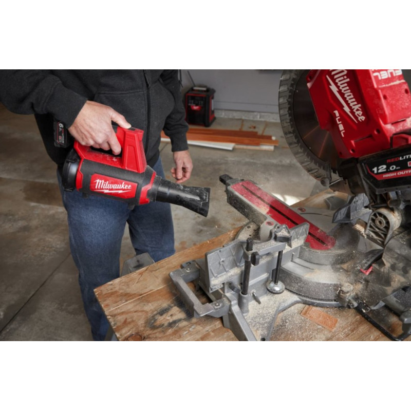 Купити Повітродувка акумуляторна MILWAUKEE M12 BBL-0 (каркас). Офіційний магазин Мілвокі Україна, фірмова гарантія з доставкою по Украіні