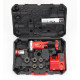 Купити Пробійник гідравлічний для отворів акумуляторний FORCE LOGIC MILWAUKEE M18 HKP-201CA (зарядний пристрій М12-18 С, 1 акумулятор М18 В2 2Аг, 2 шпильки. конектор, кульова тяга, адаптер, 10 пробійників та обмежувальних гільз,  кейс). Офіційний магазин Мілвокі Україна, фірмова гарантія з доставкою по Украіні