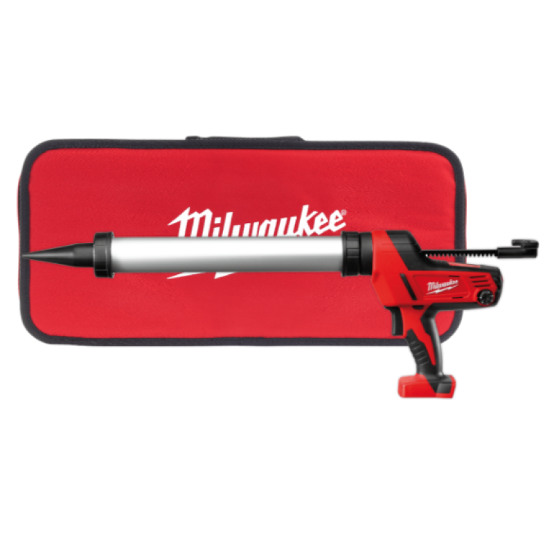 Купити Пістолет для герметиків акумуляторний MILWAUKEE, C18PCG/600A-0B, 600мл (каркас, алюмінієва туба, сумка). Офіційний магазин Мілвокі Україна, фірмова гарантія з доставкою по Украіні
